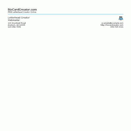 letterhead style 4